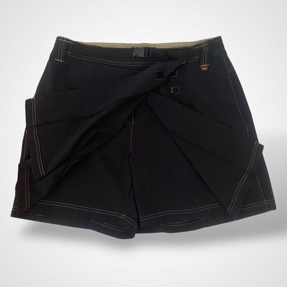 REI Outdoor Skirt Skort Tennis Golf Hiking Womens Size 12 Buckle Black  UPF 30+ - Picture 3 of 6